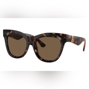 Authentic Burberry Brown Tortoise Sunglasses.    BE4418 300273 Dark Havana